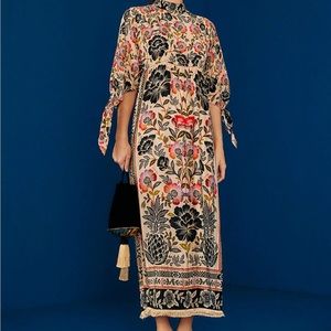 Farm Rio romantic garden maxi dress